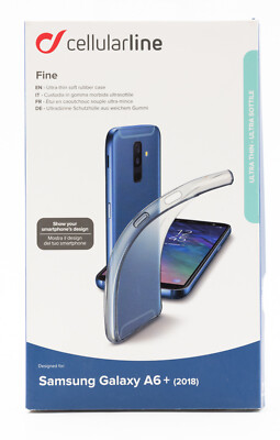 Cellularline Fine Schutz Hülle Samsung Galaxy A6+ Plus 2018 Handy Tasche 098