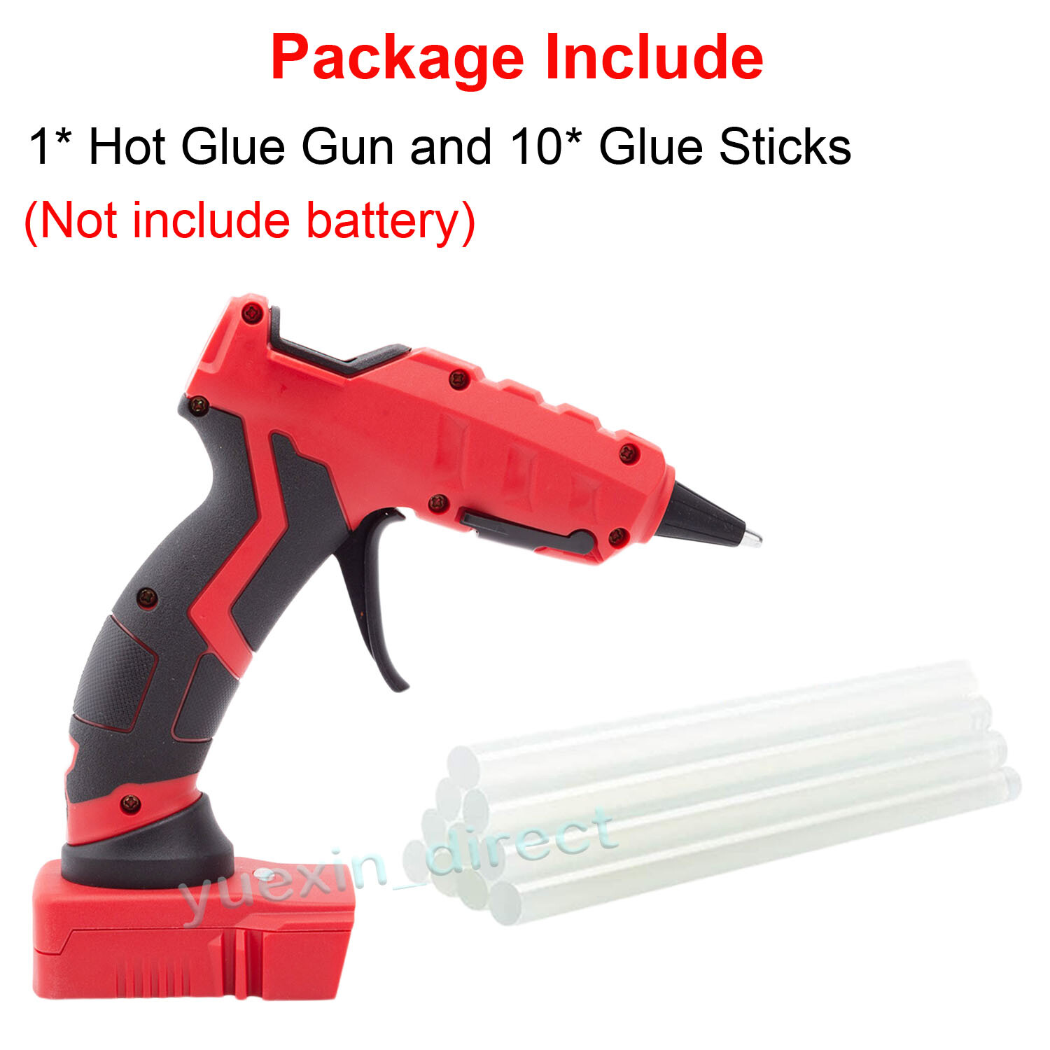 Cordless Hot Melt Glue Gun For Milwaukee 18V Handheld Electric Power