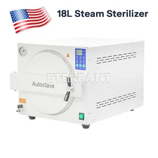 18L Dental Autoclave Steam Sterilizer High Temperature Medical Sterilization US