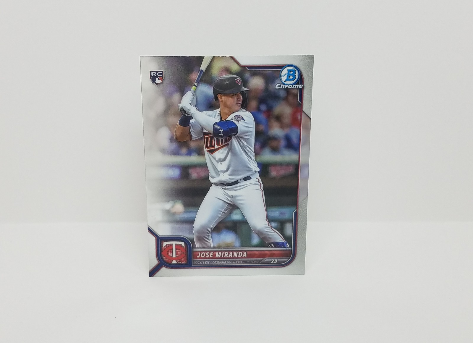 2022 Topps Bowman Chrome #17 Jose Miranda, Twins (RC) - Base Rookie Card