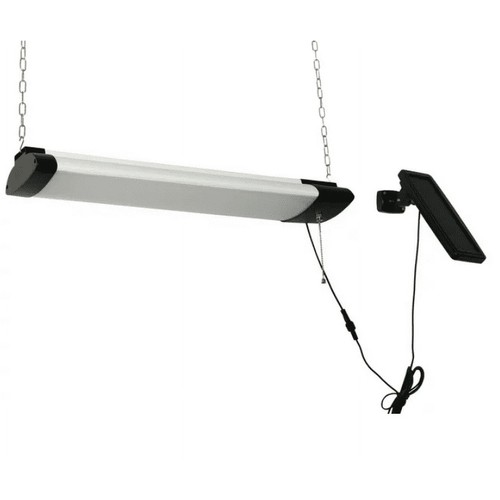 1000 Lumen Solar Powered LED Shop Light Ideal Garages Sheds Work Areas New - Picture 2 of 5