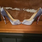 Christian Louboutin Very Prive 120 Peep Toe Platform Heels Pumps 40.5 Woodstock  — photo 9