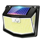 Solar Power 248 LED Lights Outdoor PIR Motion Sensor Security Garden Wall Lamp