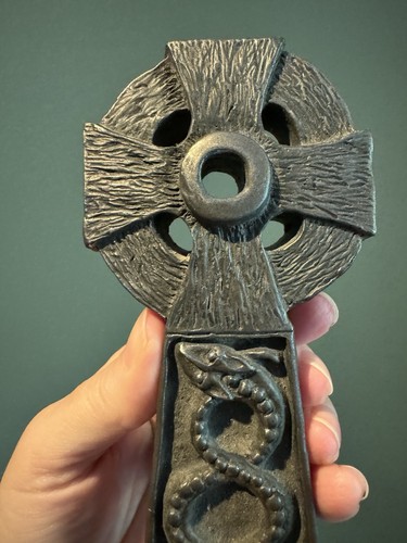 IRISCHE BRONZE Keltisches Heilkreuz Hergestellt in Irland von The Wild Goose Studio - Bild 3 von 5