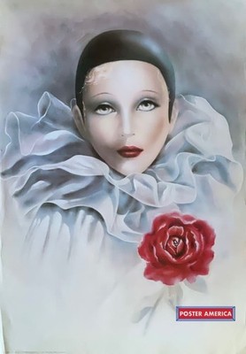 661622 Pierrot La Rose By R.h. Vintage 1990 Photo Wall Print Poster