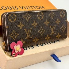 Louis Vuitton Monogram Portefeuille Clemence Flower Long Wallet