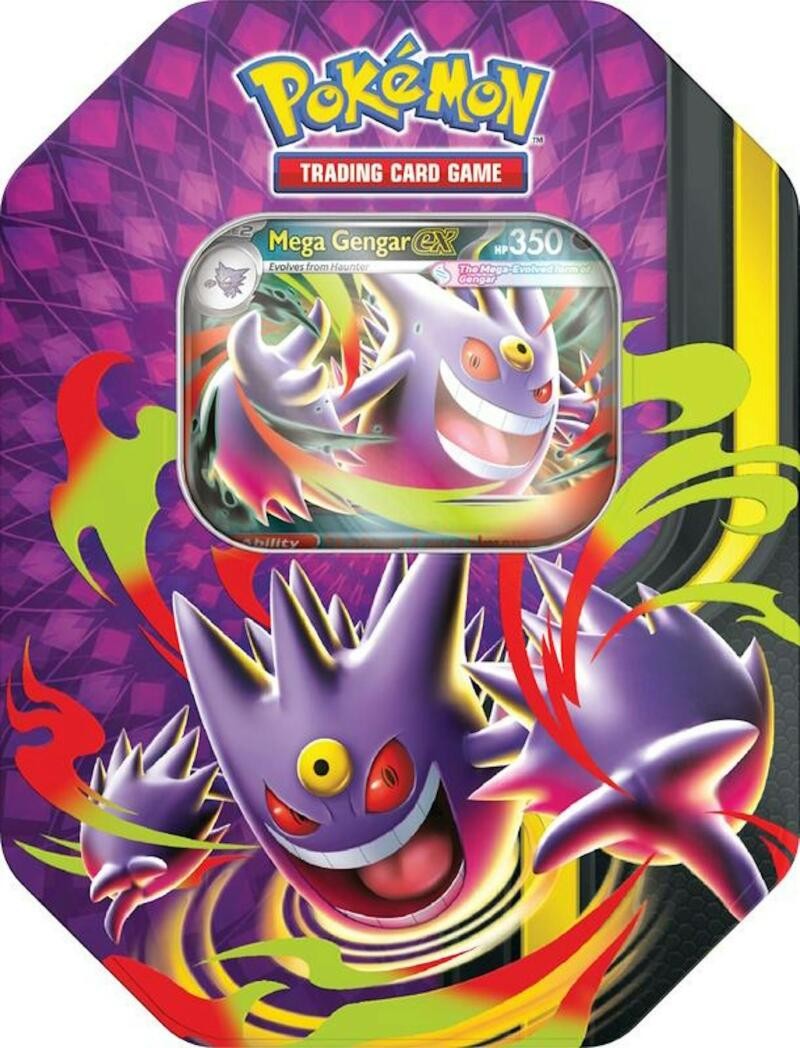 【新品未開封】海外限定 ポケカ メガゲンガーex 缶 Tin 英語版 ブースター 2026 Pokemon TCG Mega Moonlit Tin 196214155879| eBay