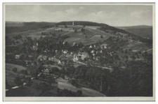 D482/ Aussichtsturm auf dem Juxkopf bei Backnang  AK Luftbild  ca.1935