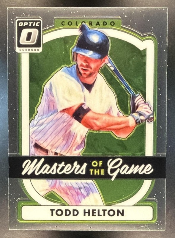 2017 Panini Baseball Donruss Optic Todd Helton Masters of the Game #MG13