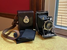 KW Kamera Werkstatten 6x9 Film Camera with CZJ Tessar 105mm f4.5 Lens  Case