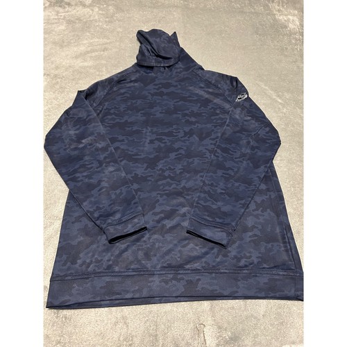 Peter millar hoodie camouflage blue size Large kids boys youth pullover