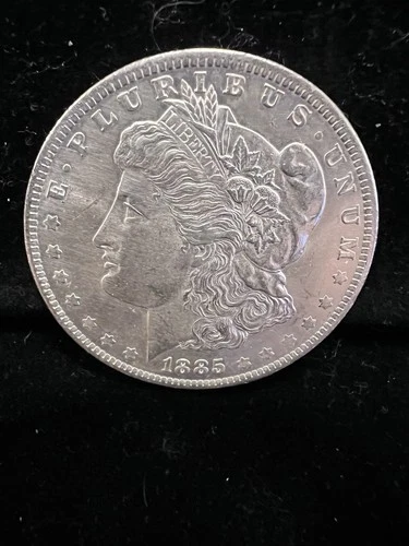 1885‑O Morgan Silver Dollar – AU Details – Nice Original Surfaces