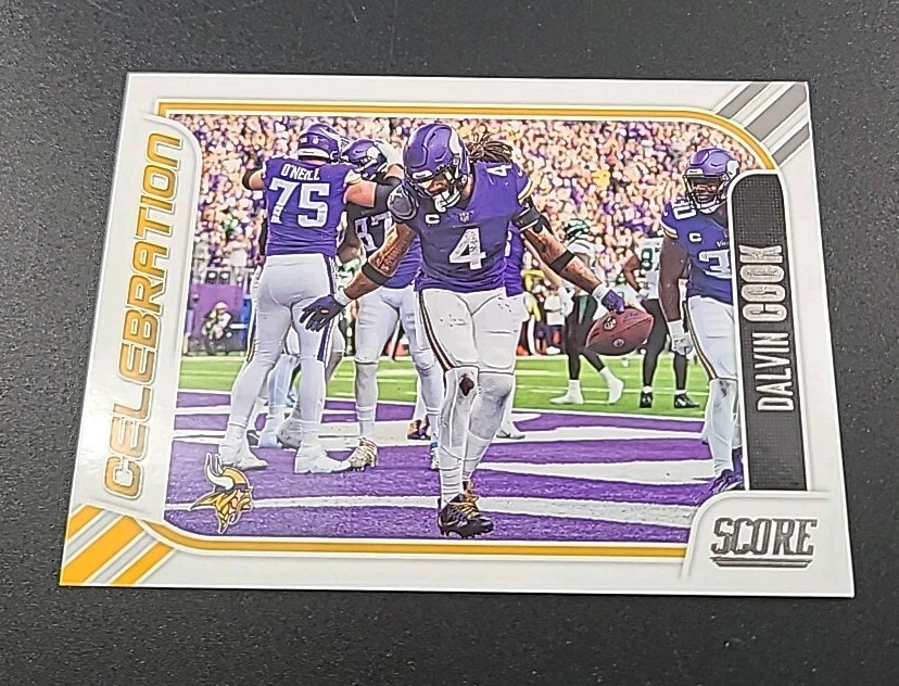2023 Panini Dalvin Cook #3 Celebration Minnesota Vikings Football Card