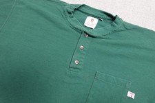 Tyndale FR Henley Shirt Mens XL Green Flame Resistant Work Tee Arc Rated USA