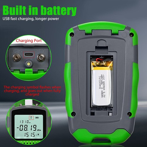 Mini Optical Power Meter Red Light Fiber Optic Cable Power Tester With USB - Picture 19 of 24