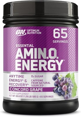 Optimum Nutrition 1043712 Amino Energy Concord Grape Supplement - 65 Servings