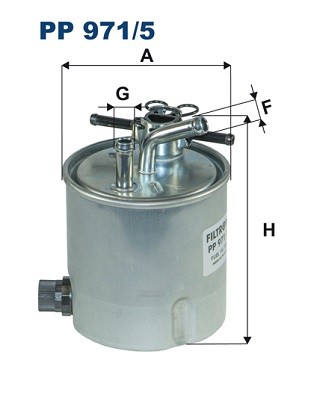 PP 971/5 FILTRON Fuel Filter for Nissan, Renault Trucks