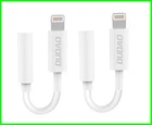 2x iPhone to AUX 3.5mm Headphone Jack Adapter for iPhone 7 8 X XS XR 11 12 13 14