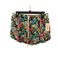 Secret Treasures Sleep Shorts Womens S 4-6 Multicolor Tropical Floral Pajama