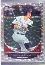 2013 Bowman Tyler Heineman #BP56 Astros Prospects Silver Ice