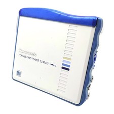 Panasonic SJ-MJ33 MiniDisc Player White Blue - Tested NOT Working MD Player