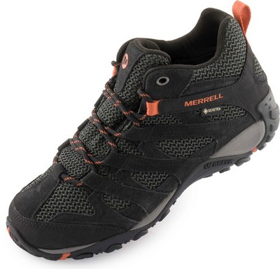 Merrell Alverstone Mid Gtx Black Damen Outdoor Schuhe Schwarz - Große 42.5