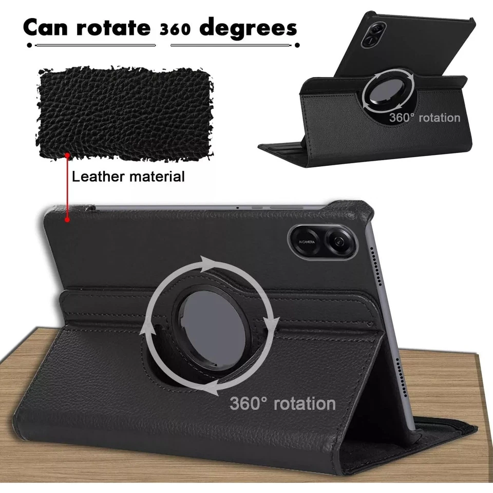 360° Rotating Case for Honor PAD X8 X9 X8A X9A PAD 9 MAGIC PAD Tablet Cover - Image 4 of 4
