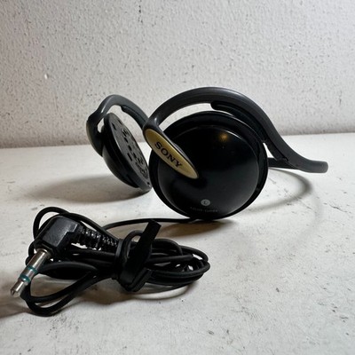 Vintage Sony MDR-G051 Black Wired 3.5mm Jack Compact On-Ear Classic Headphones