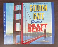 Golden Gate Beer Label Quart  Maier Brewing C...