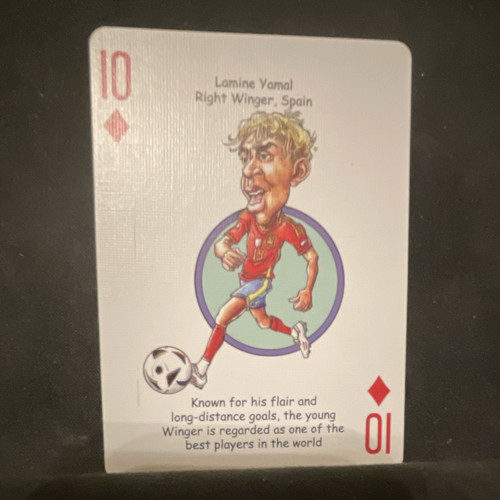 🔥Hero Deck 2026 Lamine Yamal Spain #10 Soccer Trading Card Preview