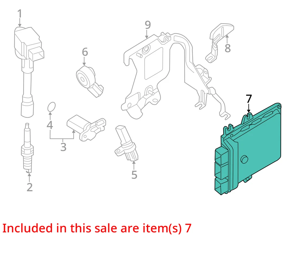 Электронный модуль управления двигателем ECM 3,5 л подходит для 17 INFINITI QX60 6839745 - Изображение 3 из 4
