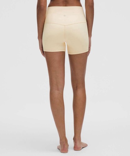 NWT Lululemon Align High-Rise Short 4” Butter Cream Size 4 - Picture 4 of 24