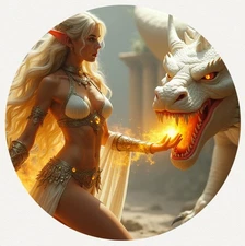 Hayleybug 1 oz DragonFire Empress silver Round w/ COA POP 15