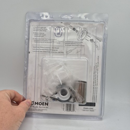 MOEN Chateau Lever Posi-Temp 1-Handle Shower Valve Trim Kit in Chrome - Picture 2 of 2