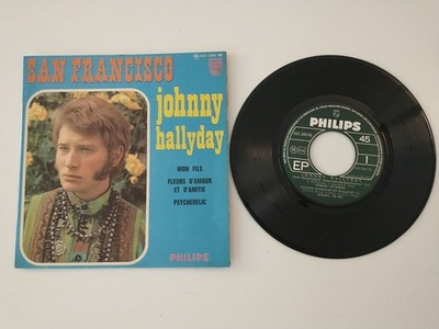 7'' EP  Johnny Hallyday    San Francisco  Philips    437.380 BE 1967 France vg+
