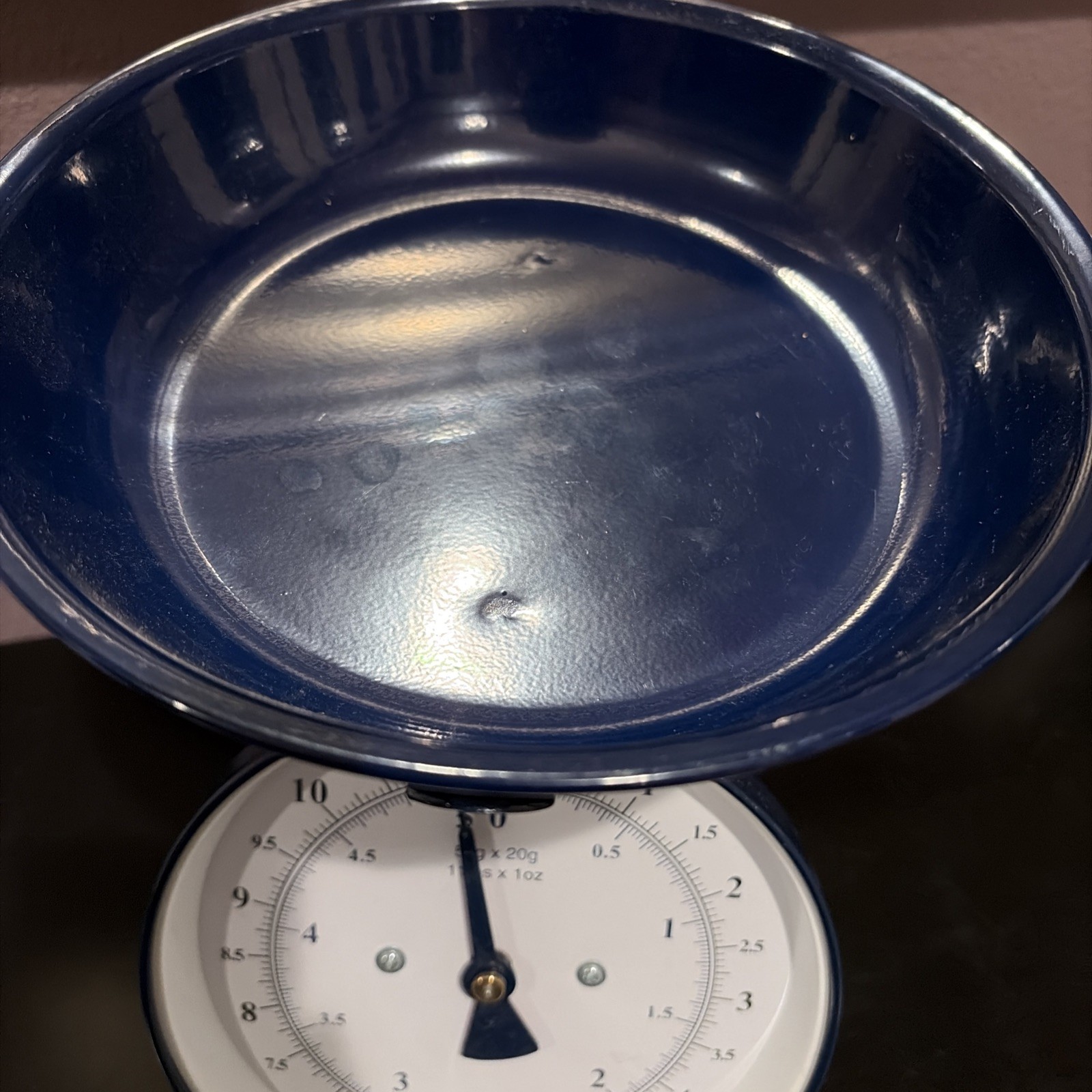 Kitchen Scal Ashland Yellow Mechanical Analog Kitchen Scale w/ Bowl, 11 lb (5 kg ...