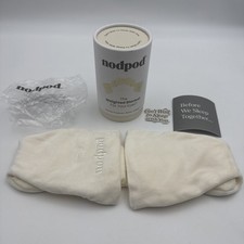 Nodpod Travel Relax Gentle Pressure Weighted Sleep Mask - Bone Beige Off-White