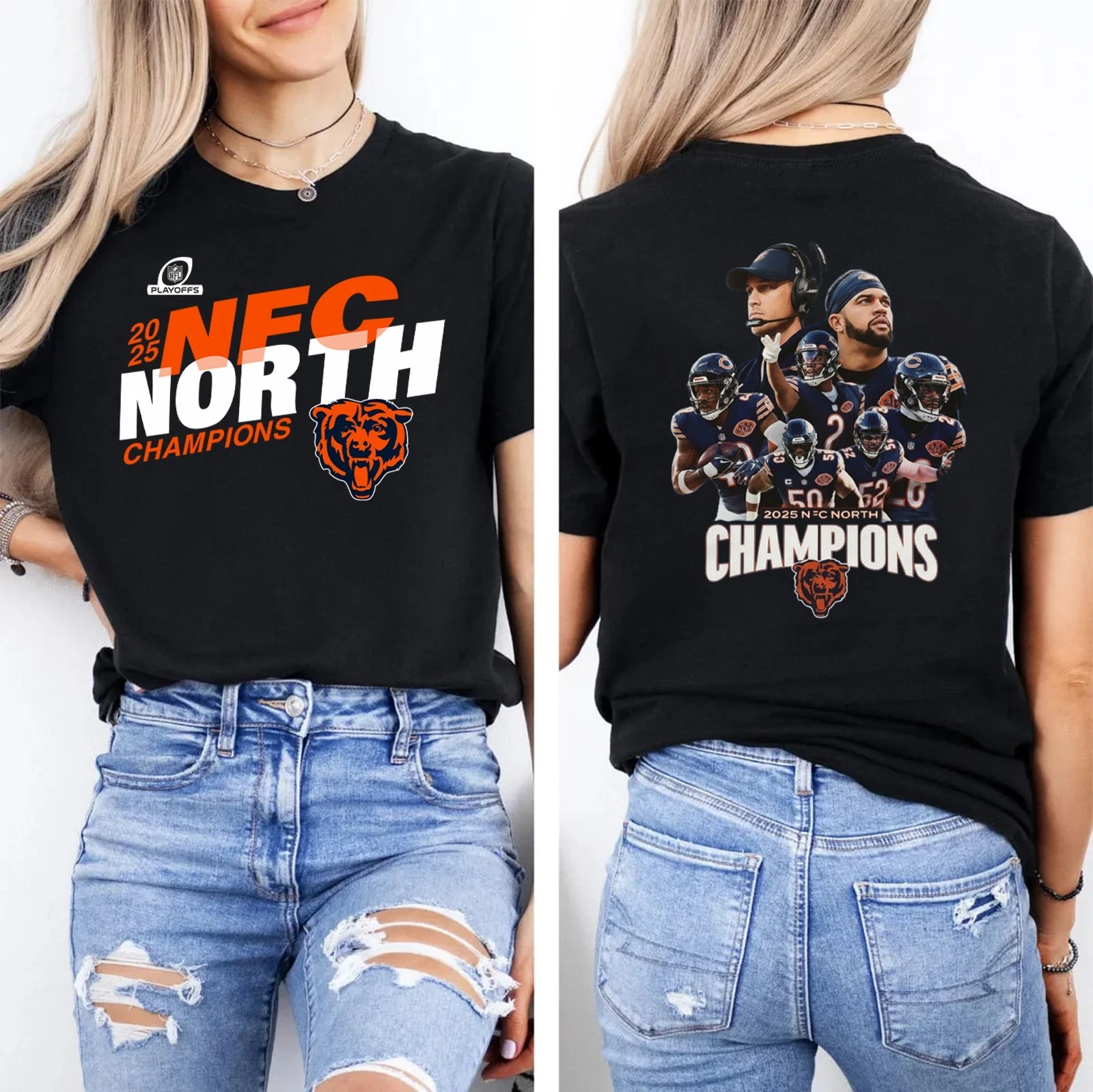 Chicago Bears 2025 NFC North Division Champions TShirt