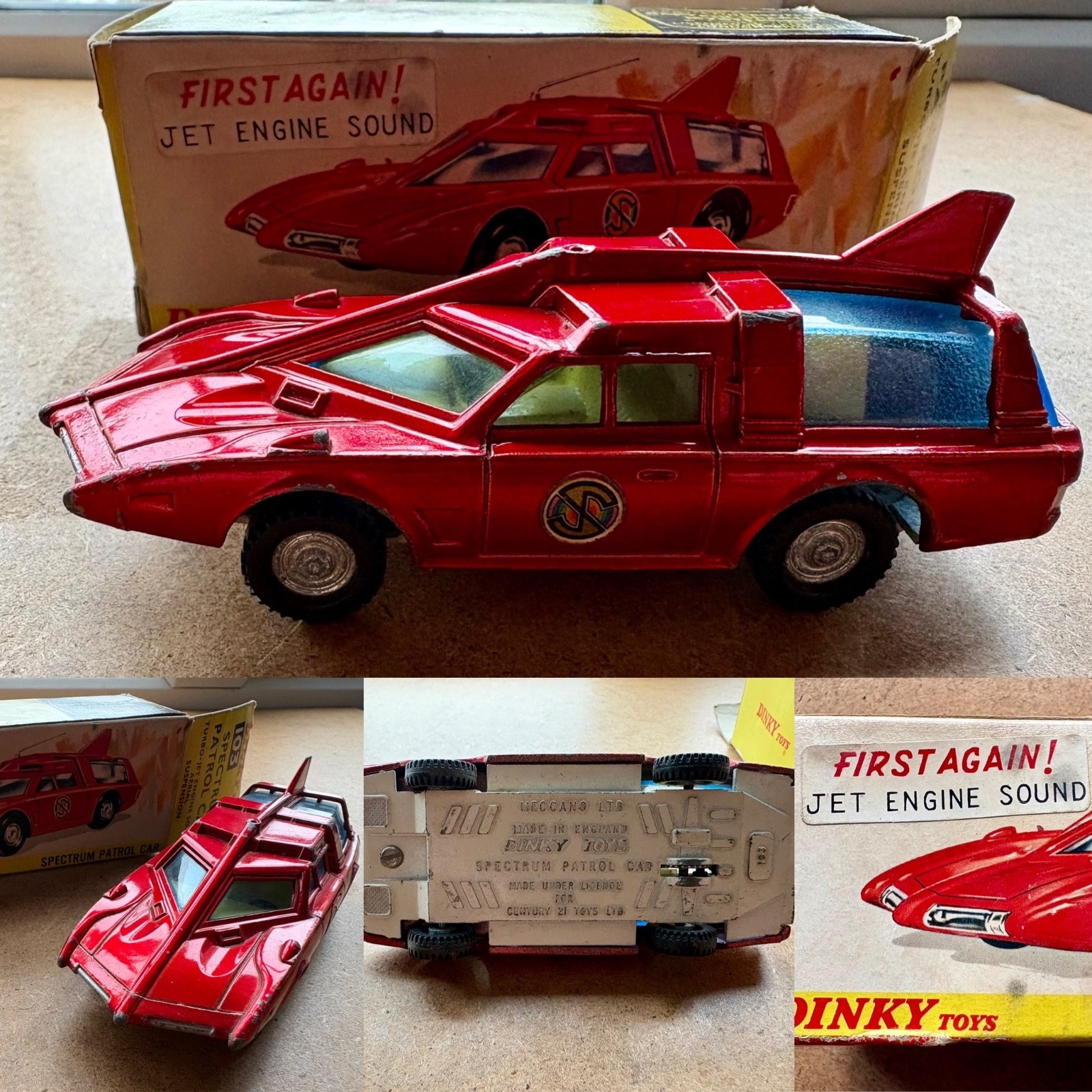 Dinky 103, Spectrum Patrol Car - Free Price Guide & Review