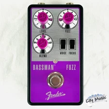 Used Fender Bassman Fuzz Guitar Effects Pedal ♫