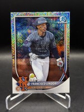 Francisco Lindor 2025 Bowman Chrome Mega Box Mojo Refractor #86 - New York Mets