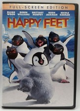 Happy Feet DVD Fullscreen Elijah Wood Robin Williams Nicole Kidman Hugh Jackman