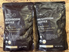 Instant Organic Mushroom Coffee  MCT Cordyceps Reish King Trumpet Shitake Lions