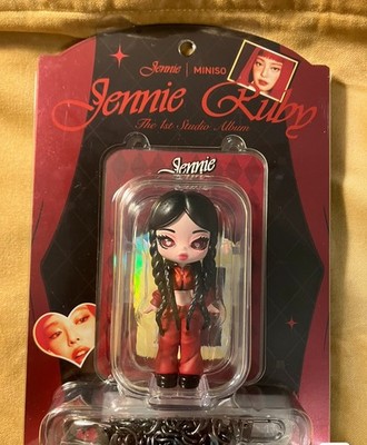 MINISO X Jennie Ruby Figurine limited Series keychain BLACKPINK
