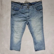 Premium Denim Slim Boot Jeans Mens Sz 40x32 Blue