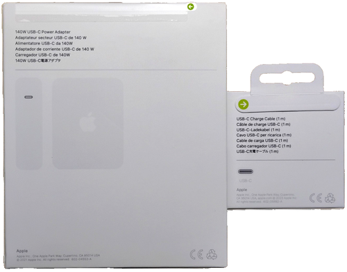 Apple 140W USB-C Power Adapter + 1M Woven USB-C to USB-C Charge/Sync Cable - Picture 2 of 2