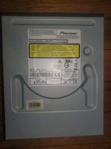 Pioneer 16x Internal Blu Ray combo DVD/CD/BD Burner Writer Drive BDR-209DBK - Photo 2/6