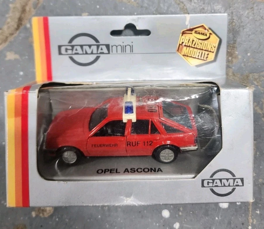Opel Ascona 1982 Feuerwehr Range 1/43 con caja Gama Mini Foto 2 de 3