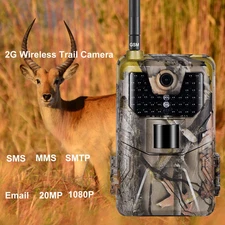 Wildlife Trail Camera Photo Traps Night Vision 2G SMS MMS SMTP Email Cellular Hu