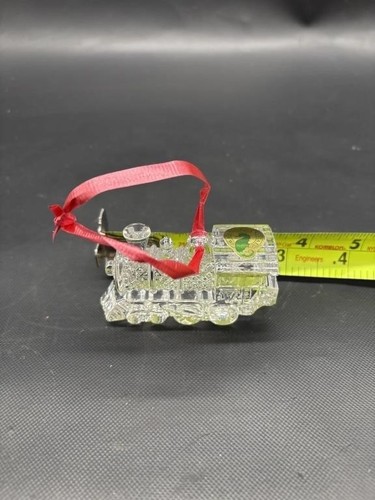 Waterford Crystal Annual Train Engine Ornament 2017 w Star Stand New in Box - Picture 23 of 23